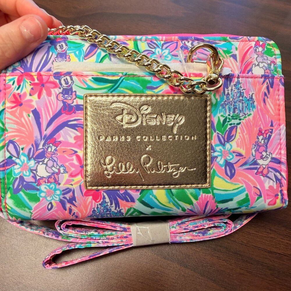 NWT Lilly Pulitzer Disney Collection Pink Floral Crossbody Purse